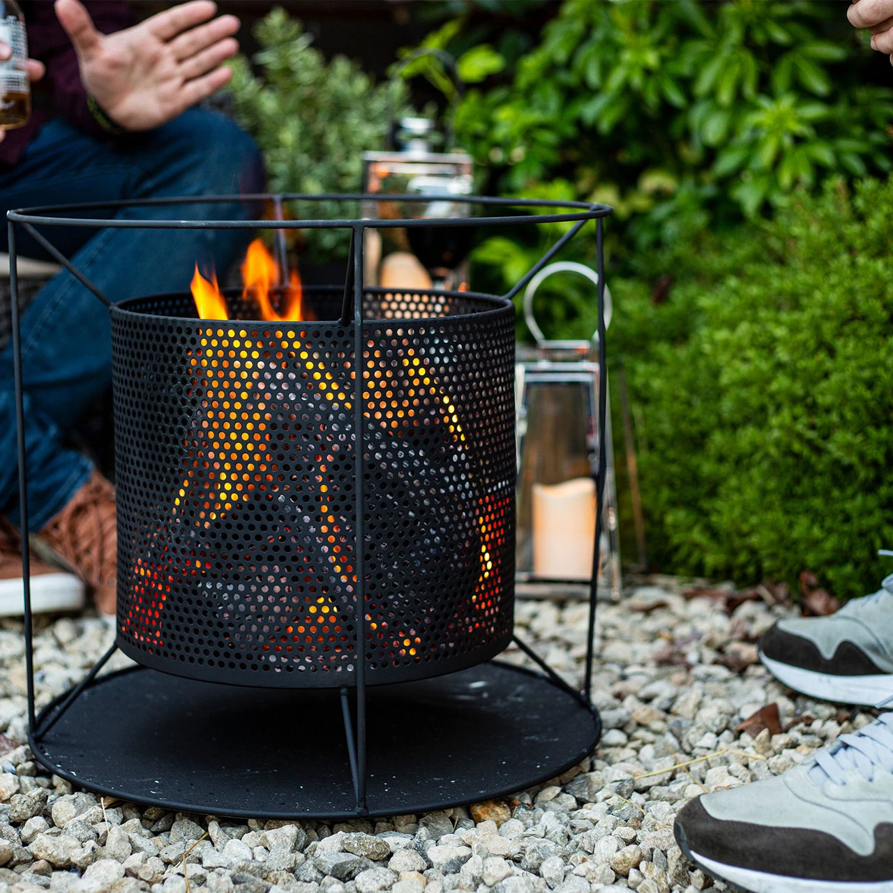 Kora Perforated Fire Basket 2 Kora Perforated Fire Basket - Image 2