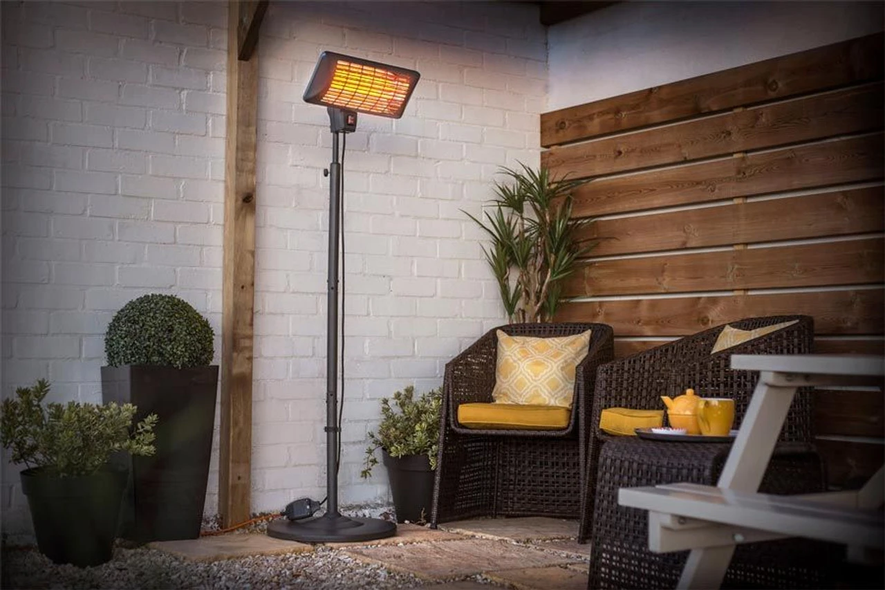 Grey Standing Heater Quartz 2 Grey Standing Heater Quartz - Image 2