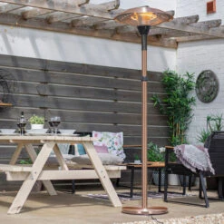 Adjustable Standing Heater, Copper -BBQ Equipment Store 69568 Lifestyle 1 88282.1638616526