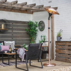 Adjustable Standing Heater, Copper -BBQ Equipment Store 69568 Lifestyle 2 06623.1638616526