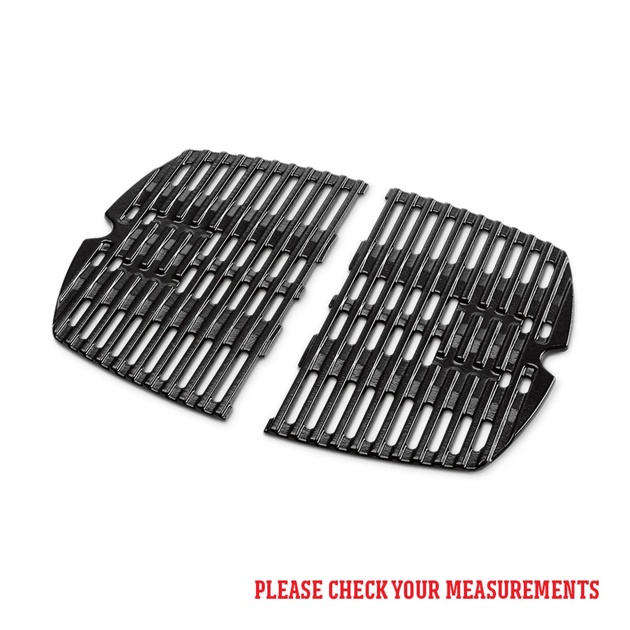 Weber® Porcelain-Enamelled Cast Iron Cooking Grates For Q 100/1000 Series 2 Weber® Porcelain-Enamelled Cast Iron Cooking Grates For Q 100/1000 Series - Image 2