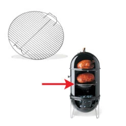 Weber® Spares: 57cm Smokey Mountain Cooker Middle Cooking Grate -BBQ Equipment Store 85042 3 11579.1626697689