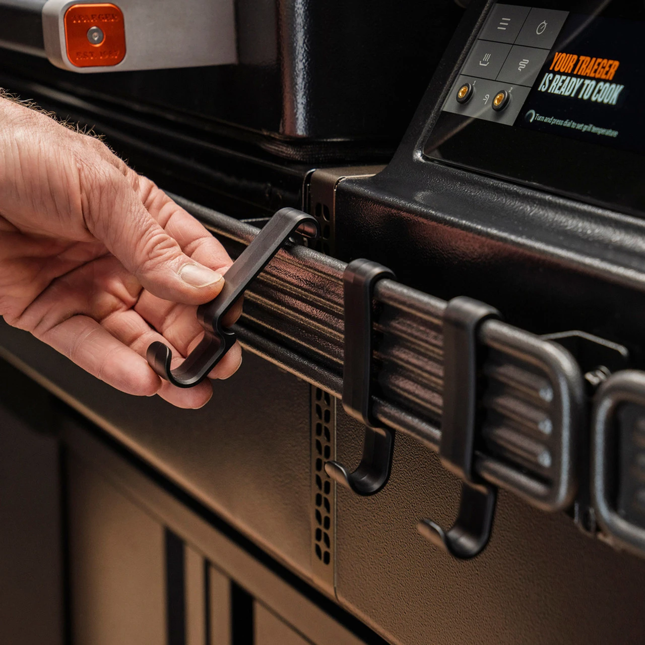 Traeger P.A.L. Pop-And-Lock™ Accessory Hook 3 Pack 3 Traeger P.A.L. Pop-And-Lock™ Accessory Hook 3 Pack - Image 3