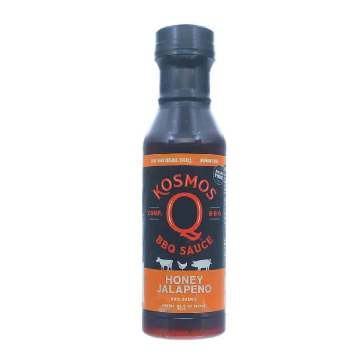 Kosmos' Q Honey Jalapeño BBQ Sauce - 439g (15.5 Oz) 1 Kosmos' Q Honey Jalapeño BBQ Sauce - 439g (15.5 Oz)
