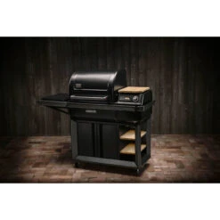 Traeger Timberline With WiFIRE Controller -BBQ Equipment Store Timberline Angled Closed 99751.1669903853