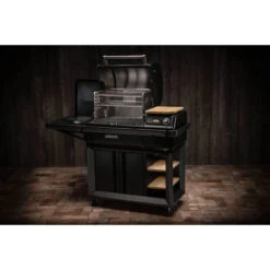 Traeger Timberline With WiFIRE Controller -BBQ Equipment Store Timberline Angled Open 72104.1669903853