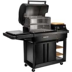 Traeger Timberline With WiFIRE Controller -BBQ Equipment Store Timberline Angled open web 61638.1669903853