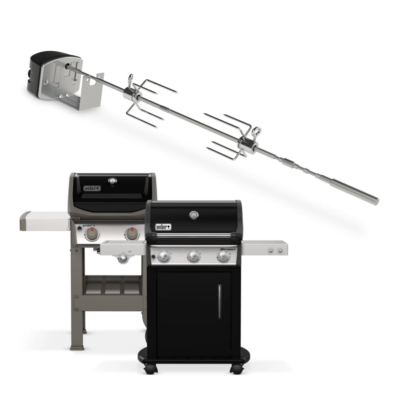 Weber® Rotisserie For Spirit 2 & 3 Burner 1 Weber® Rotisserie For Spirit 2 & 3 Burner