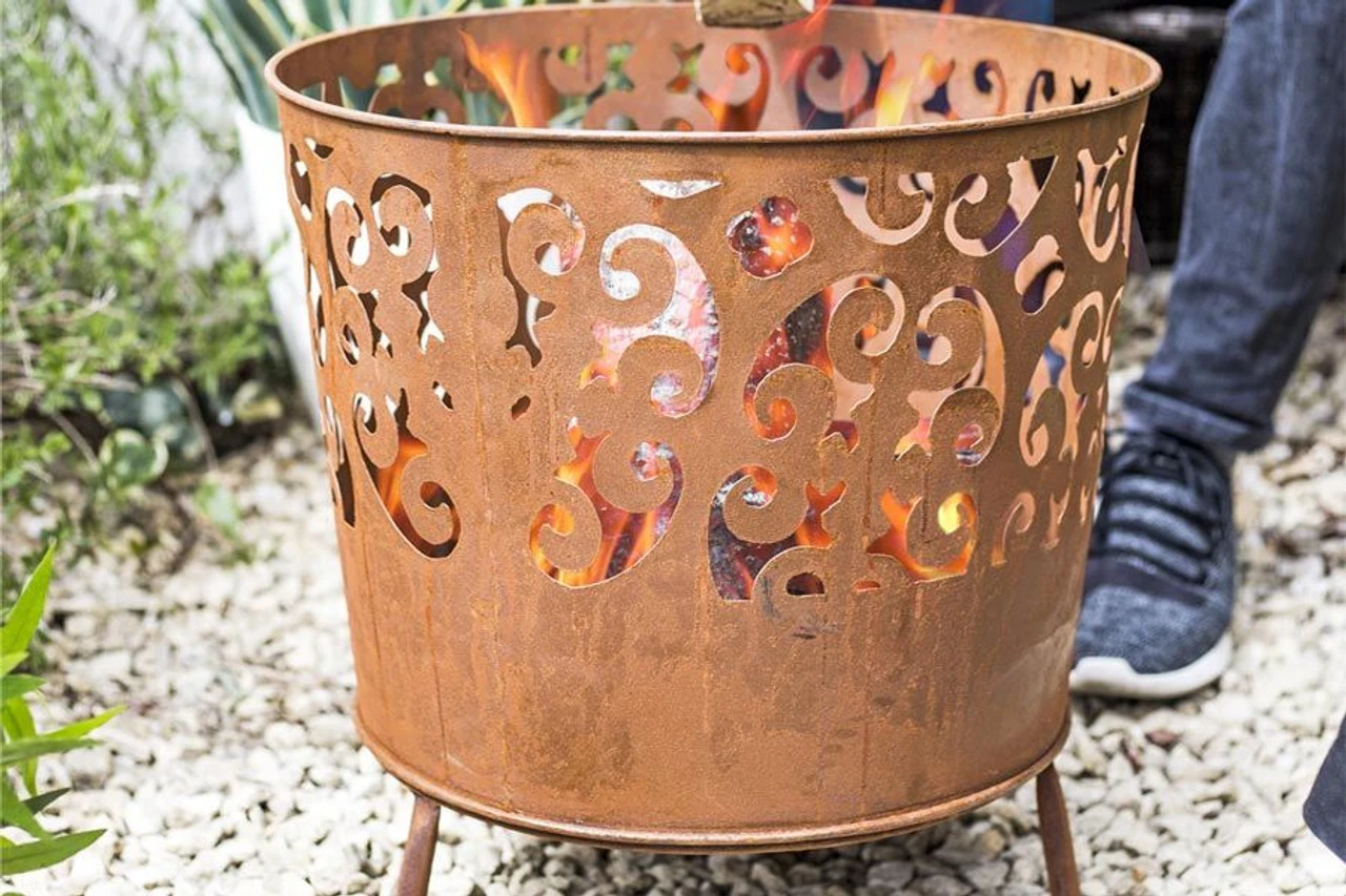 Cesta Oxidised Firebasket 2 Cesta Oxidised Firebasket - Image 2