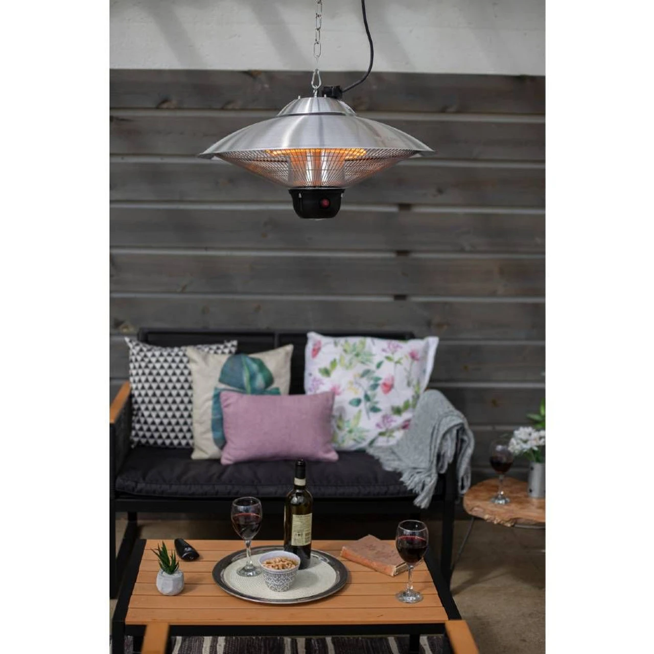 Hanging Silver Halogen Heater 2 Hanging Silver Halogen Heater - Image 2