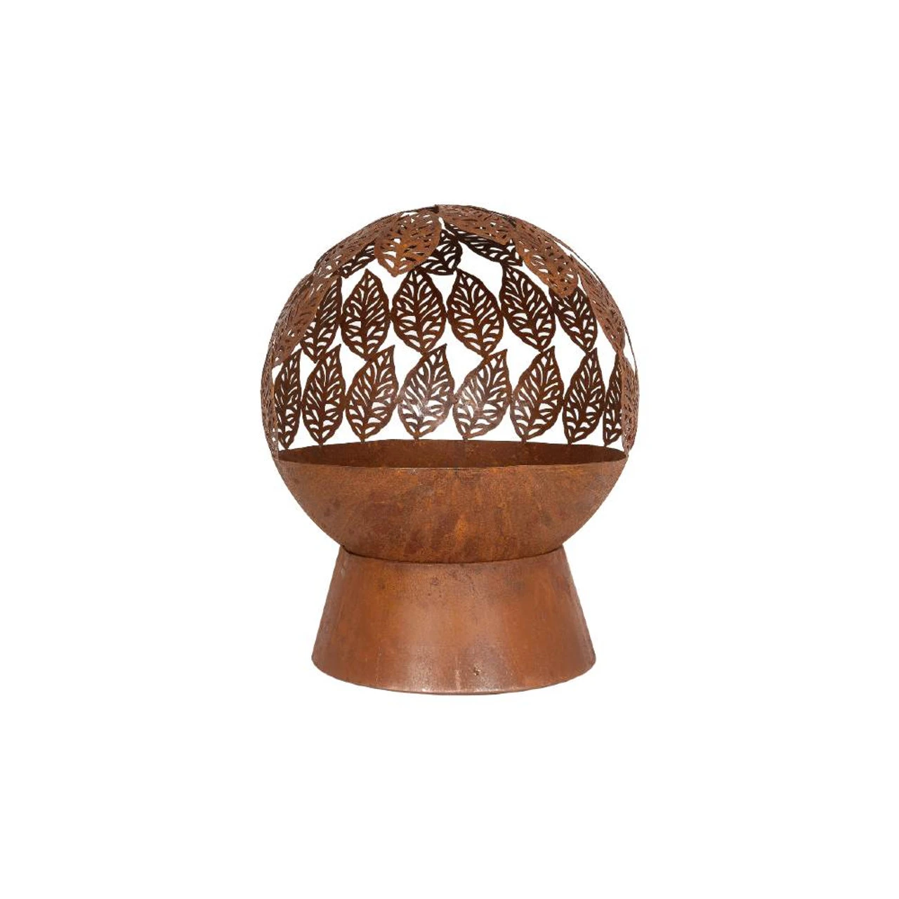 Leaves Globe Firepit 1 Leaves Globe Firepit