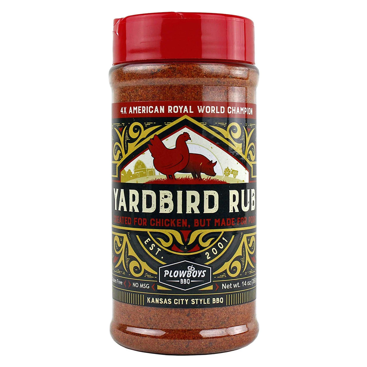 Plowboys BBQ 'Yardbird' Rub - 198g (7 Oz) 1 Plowboys BBQ 'Yardbird' Rub - 198g (7 Oz)