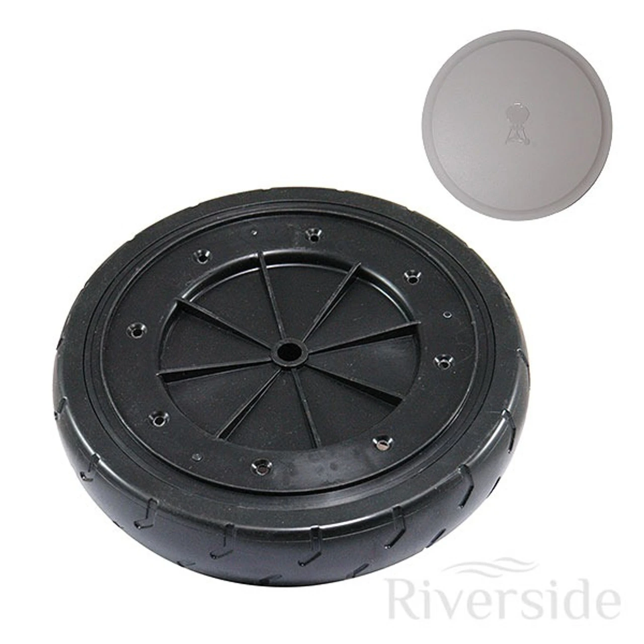 Weber® Spares: MasterTouch® Wheel With Kettle-embossed Wheel Cover (Set Of 2) 1 Weber® Spares: MasterTouch® Wheel With Kettle-embossed Wheel Cover (Set Of 2)