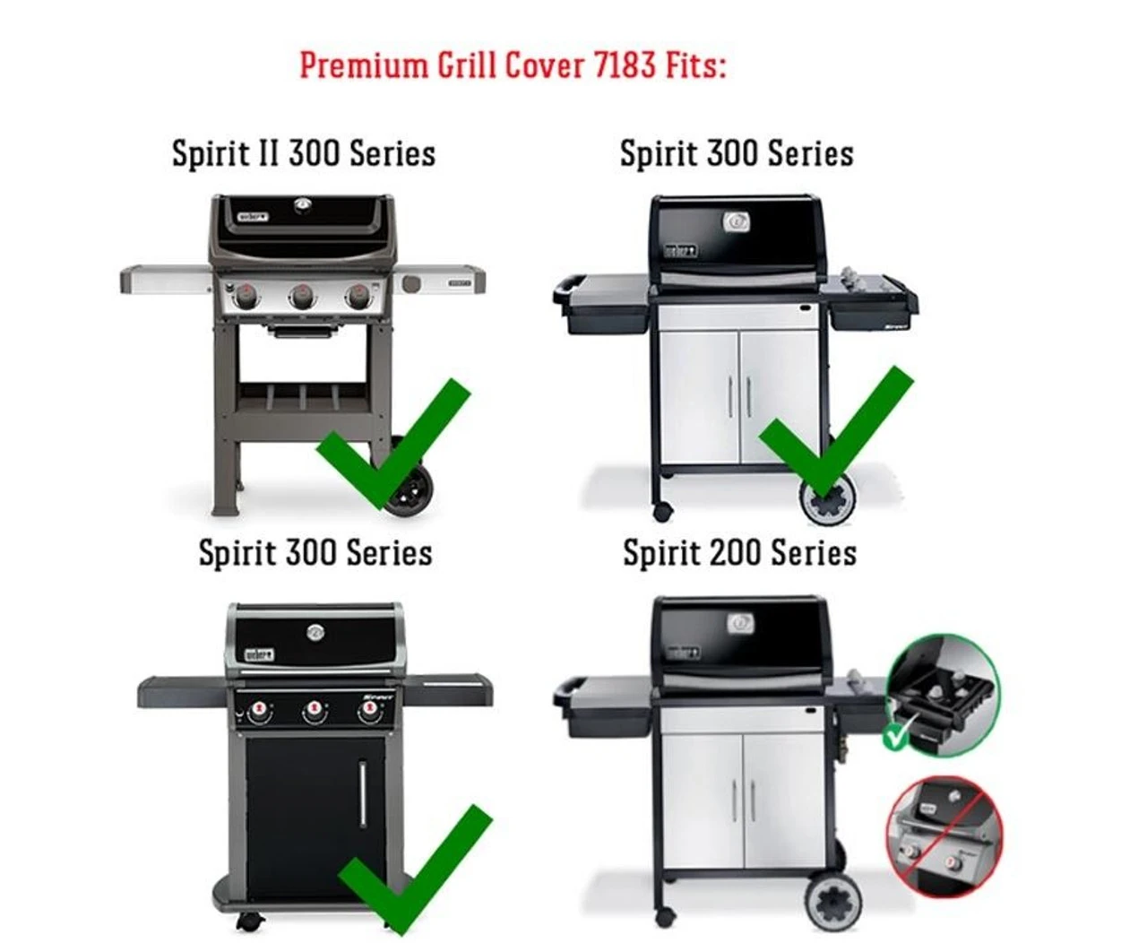 Weber® Spirit 300 & E0210 Series Premium Cover 2 Weber® Spirit 300 & E0210 Series Premium Cover - Image 2
