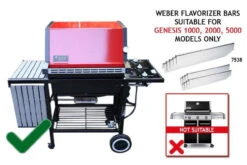 Weber® Genesis 1000, 2000, 5000 Series Stainless Steel Flavorizer Bars 5 Weber® Genesis 1000, 2000, 5000 Series Stainless Steel Flavorizer Bars -BBQ Equipment Store weber stainless steel genesis 1000 2000 5000 flavorizer bars not suitable for any other genesis model 82412.1630234524